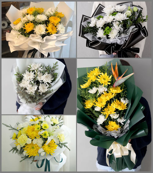 山西晋中灵石县夏门镇梁家疙瘩村白事花束代送